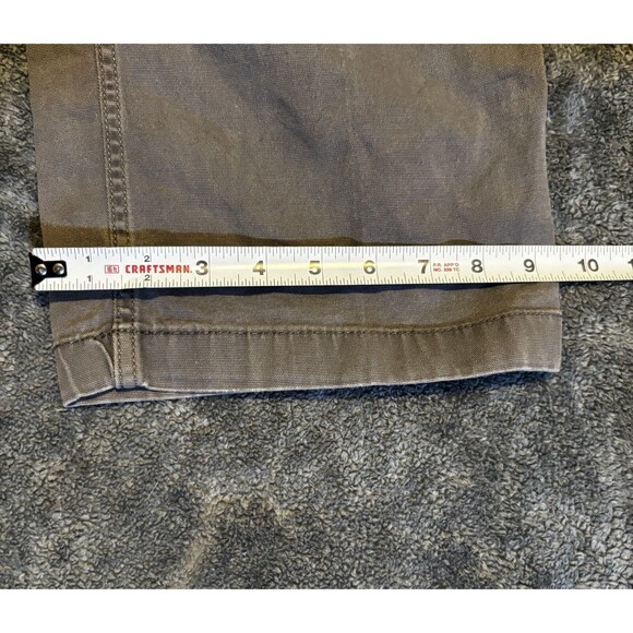 Carhartt Pants Work Men’s Relaxed Fit 42x32 Gray Utility Chino Durable - Picture 7 of 10